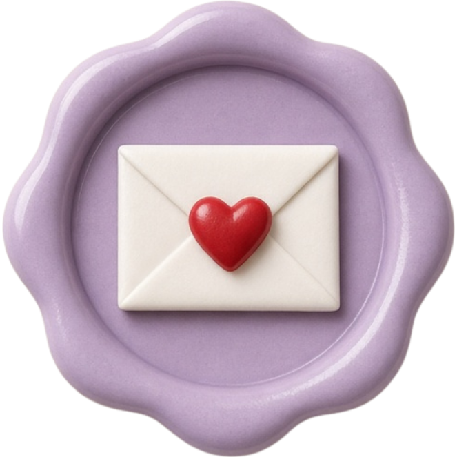 Sabrina's Snail Mail Club wax seal